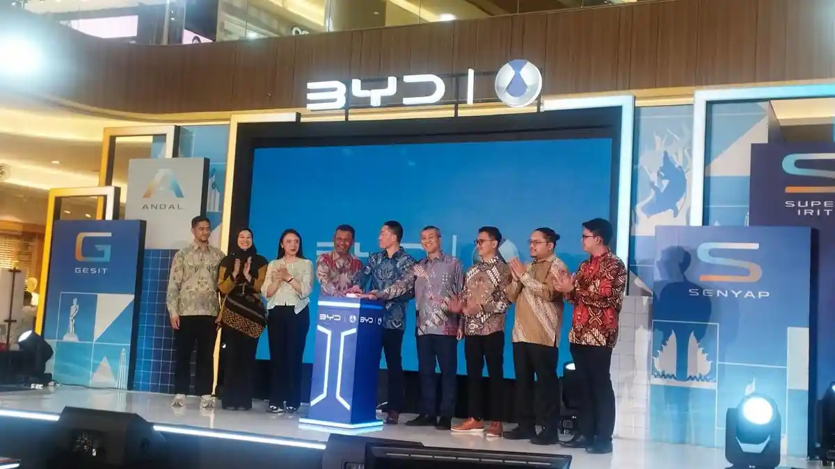 BYD Pamer Teknologi Mobil Masa Depan di Technology Culture Festival 2026 Surabaya - Surya.co.id