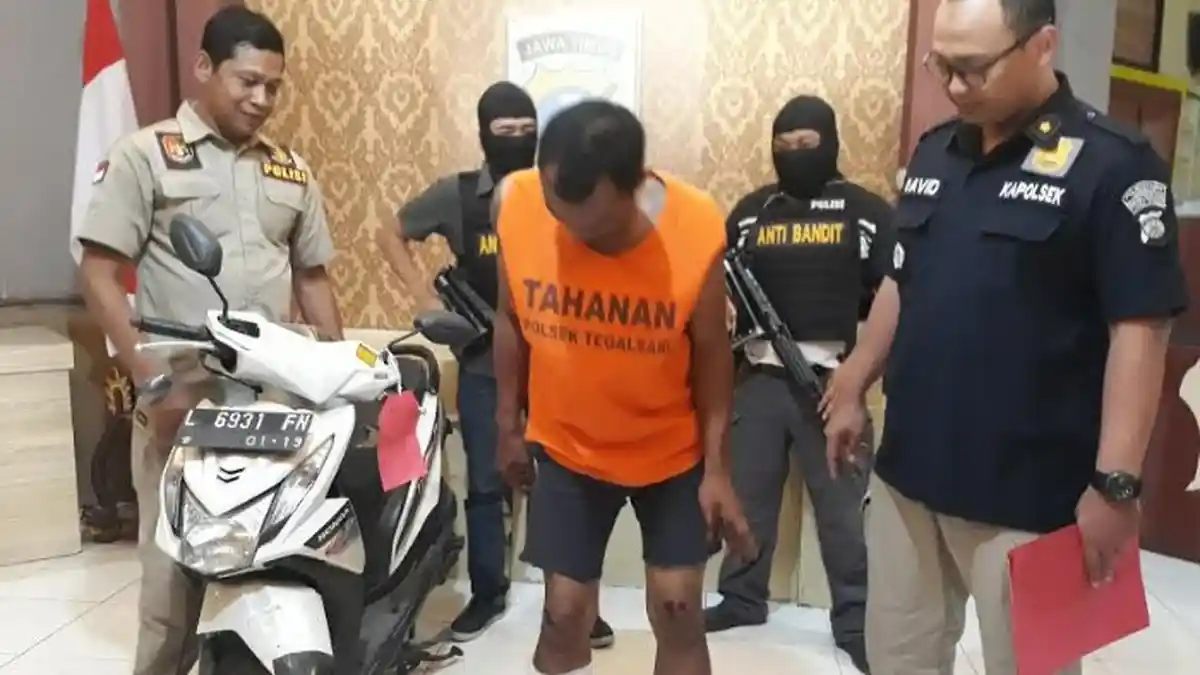 Jambret yang Mengincar Pengunjung Taman Bungkul Surabaya Ditembak Polisi