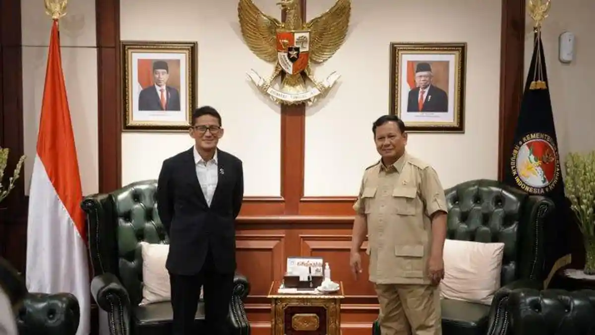 Sandiaga Uno Temui Prabowo Subianto, Bahas Soal Buruknya Ekonomi hingga Banyaknya PHK Selama Pandemi