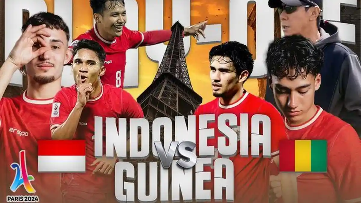 Link Live Streaming Timnas Indonesia vs Guinea di Play Off Menuju Olimpiade Paris 2024, Akses Disini