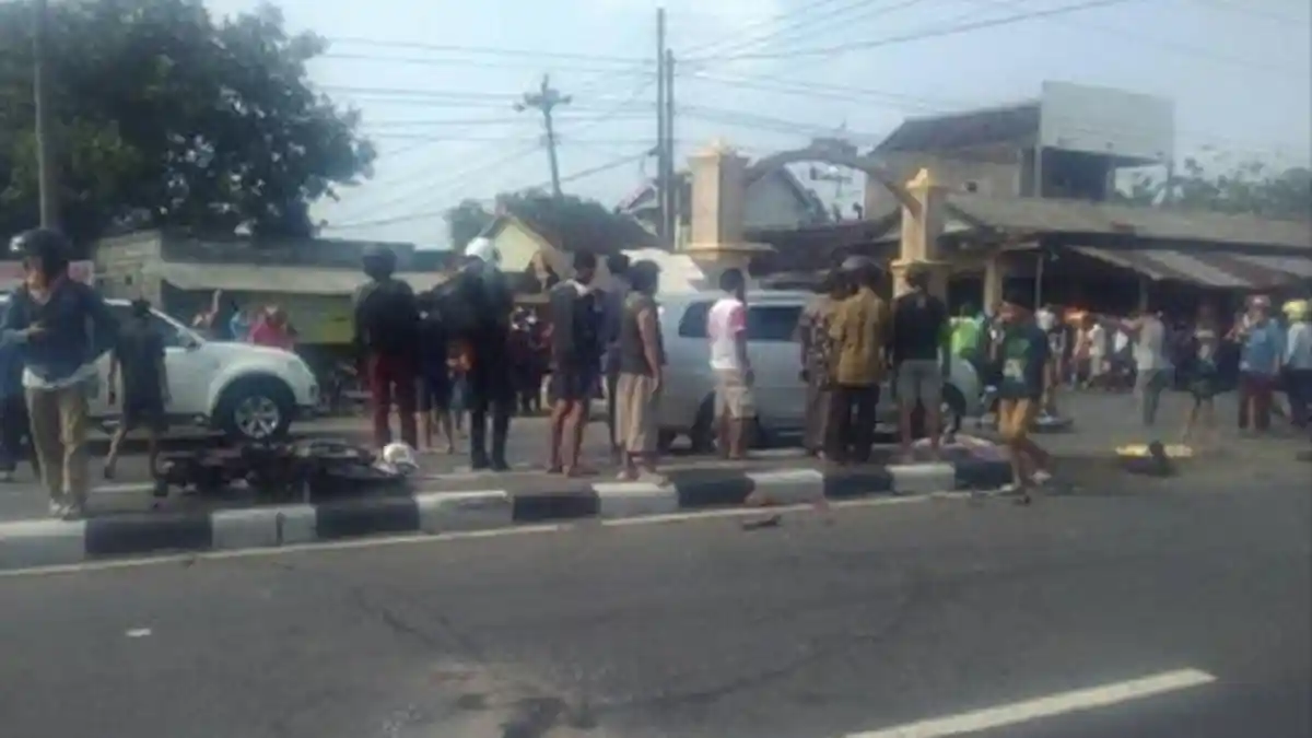 Begini Kronologi dan Indentitas Dua Korban Tewas Kecelakaan Maut Bus vs Motor di Jl Solo-Sragen