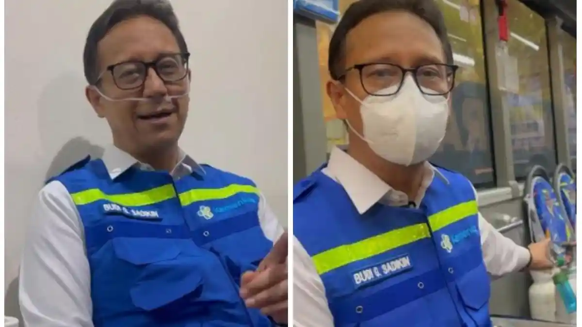 Viral Foto Pakai Oksigen, Menkes Budi Angkat Bicara