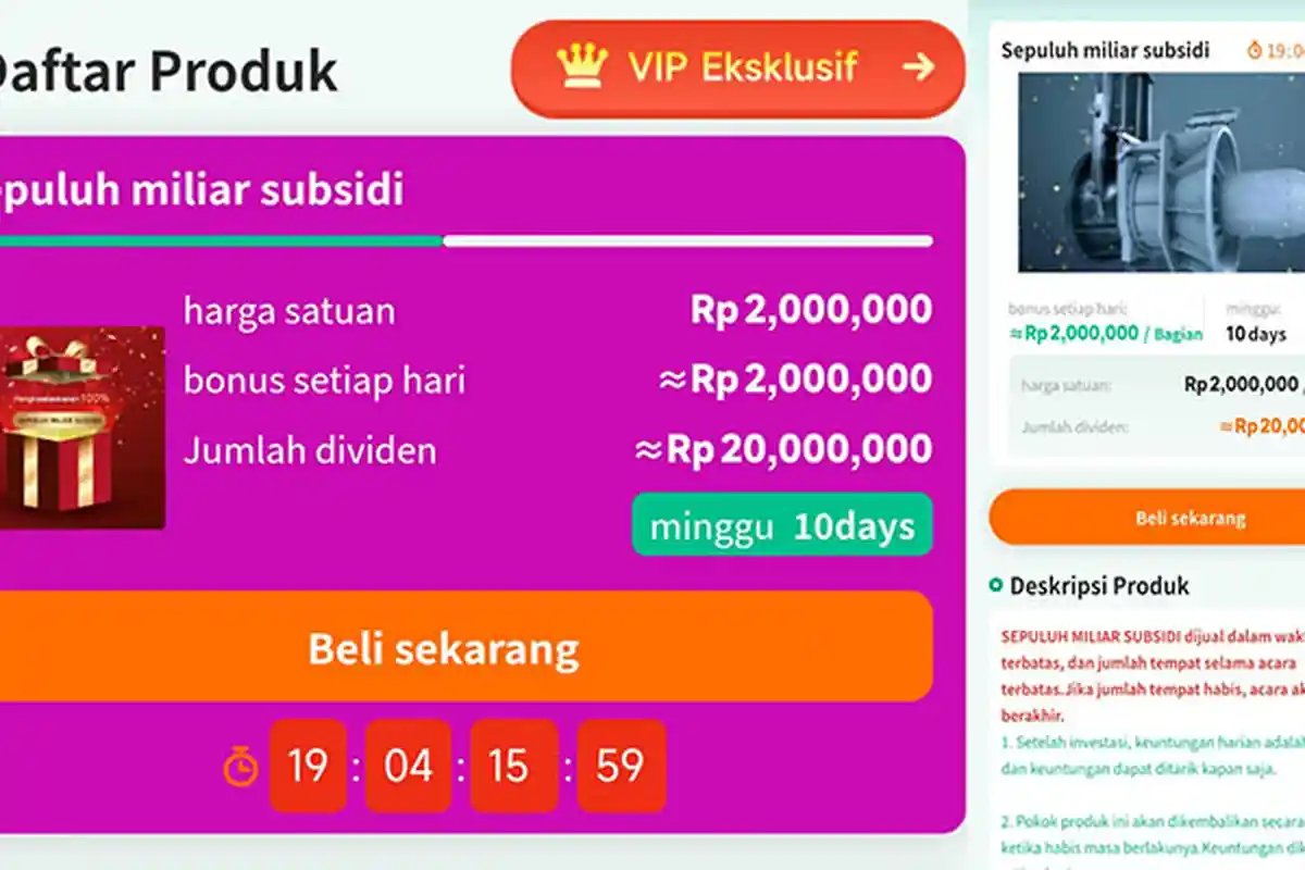 Disebut Anut Sistem Skema Ponzi ! Enel Kekuatan Hijau Makin Banyak Event dengan Keuntungan Besar