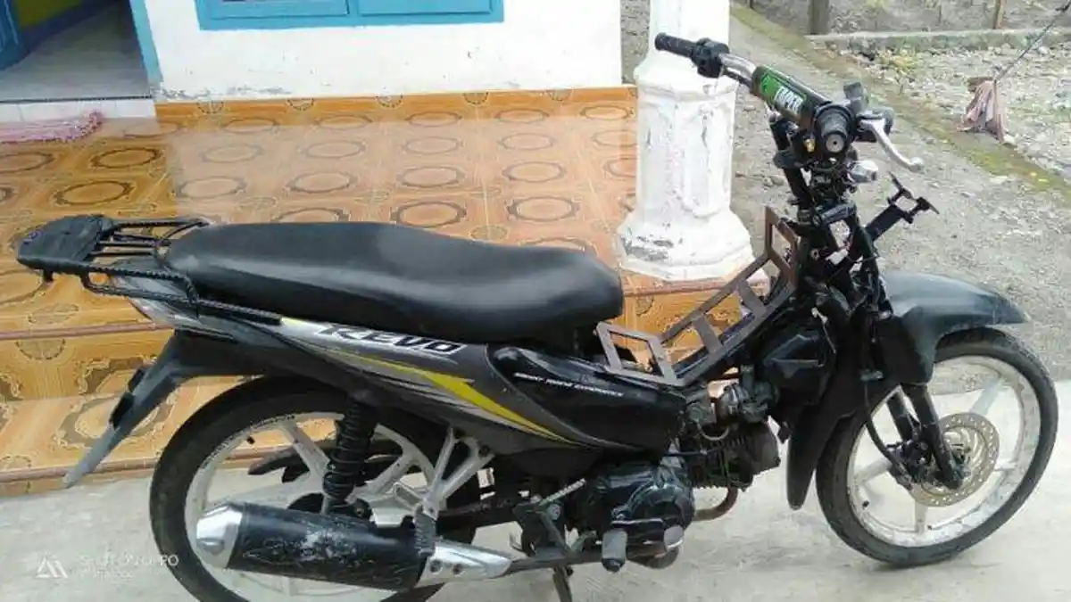 Sepeda Motor Hasil Curian yang Ditinggal Kabur oleh Pencuri di Wonosobo