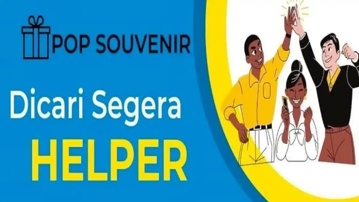 Lowongan Kerja Pop Souvenir Kendari Buka Rekrutmen Posisi Helper, Ini Syarat dan Cara Daftarnya