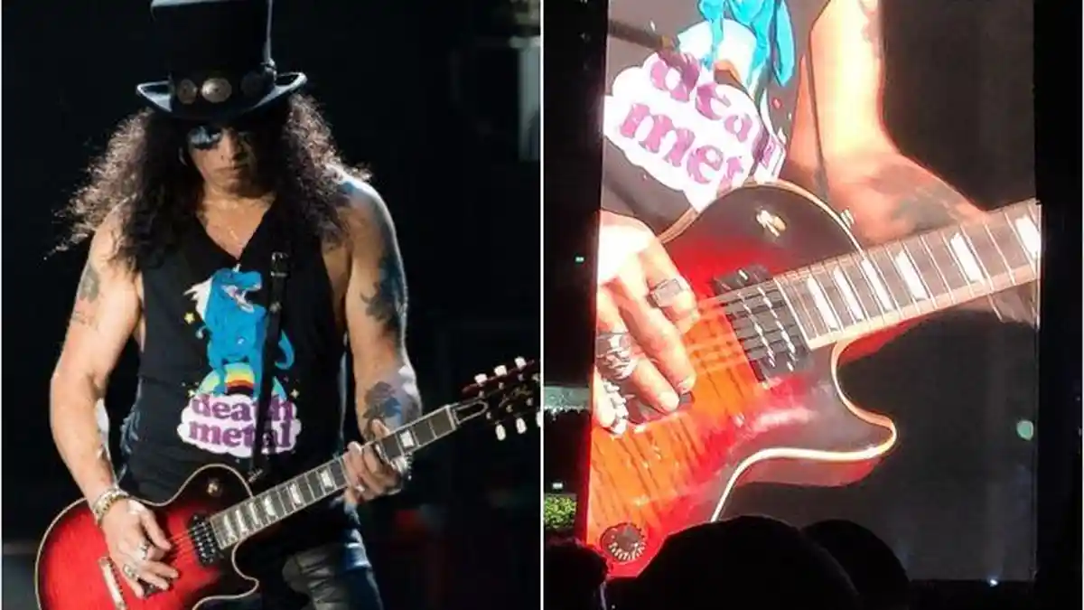 Imutnya Kaos Death Metal Slash saat Konser, Enggak Mau Diganti Lagi