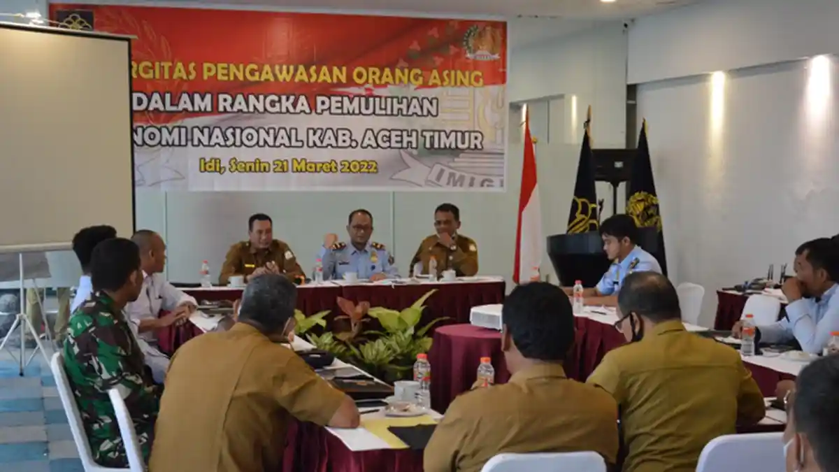 Imigrasi Langsa Gelar Rapat Timpora untuk Perkuat Pengawasan Orang Asing
