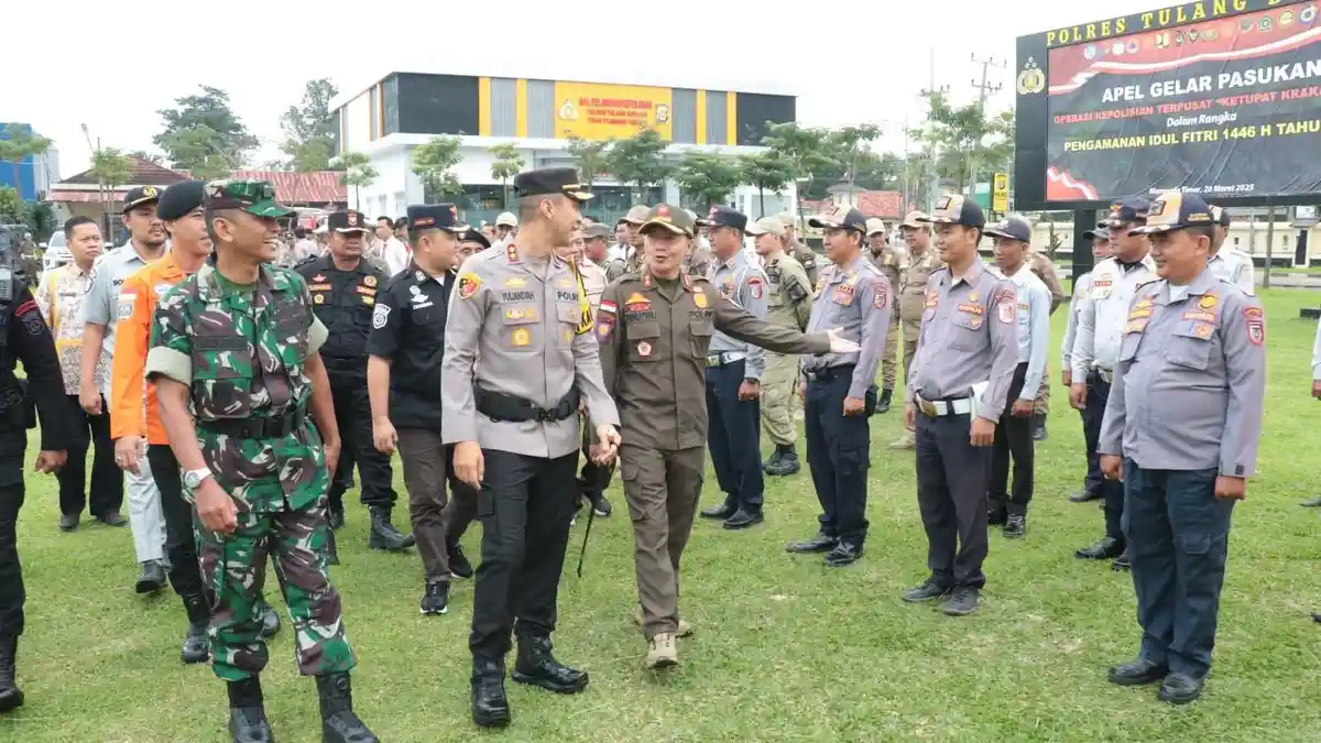 Hadapi Mudik Lebaran, Polres Tulangbawang Dirikan Pospam dan Posyan
