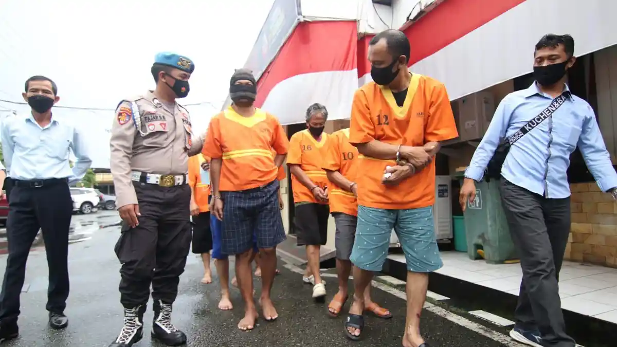 4 Pengedar Barang Haram di Balikpapan Dirungkus Polisi dalam Satu Waktu