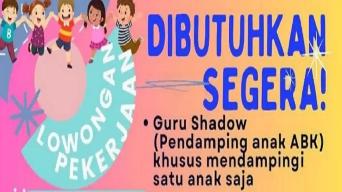 Lowongan Kerja Kendari, Kingdom Academy Buka Loker Guru Pendamping, Syarat dan Cara Daftar