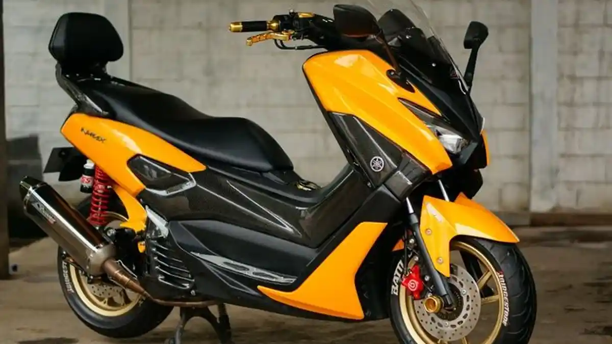 Lagi Demam Pasang Body Kit NMAX Lent, Nih Pakai Komponen Orisinil Yamaha Biar Mirip XMAX