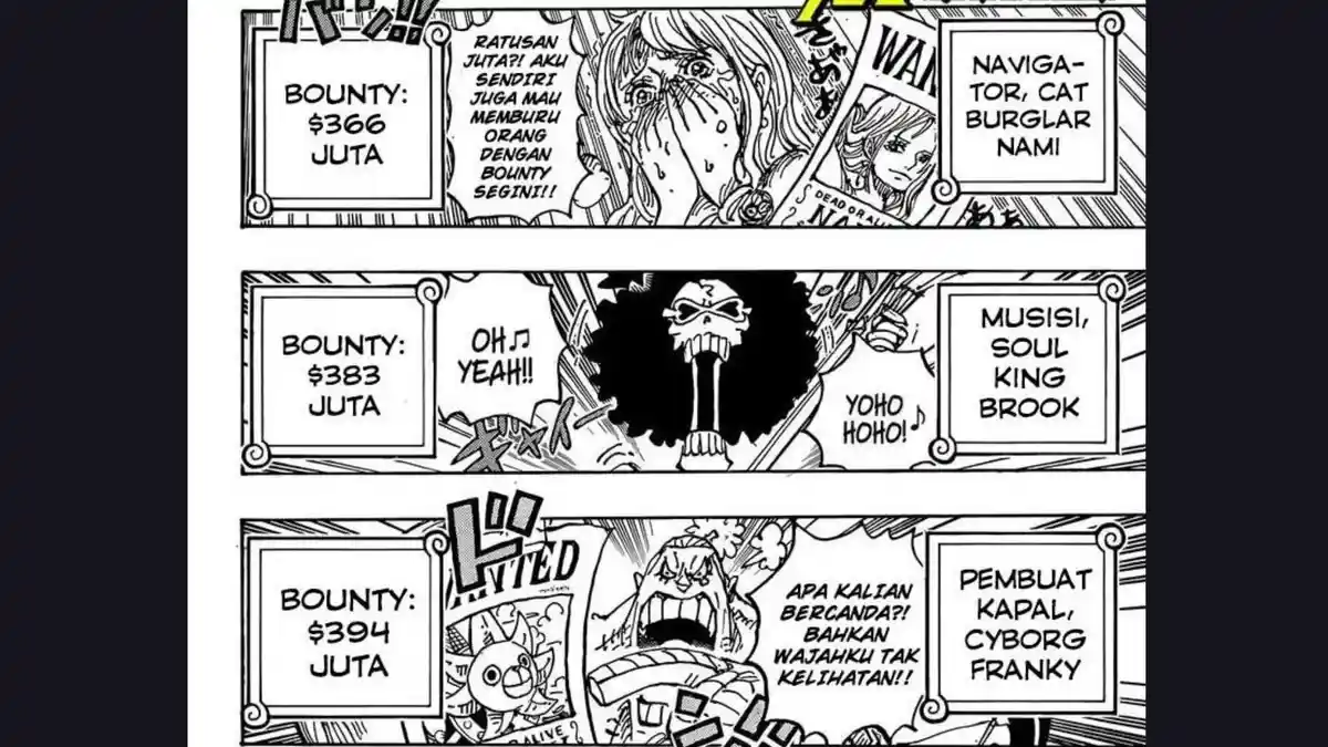 Link Baca dan Spoiler One Piece 1062, Franky dan Vegapunk Bakal Adu Kekuatan?