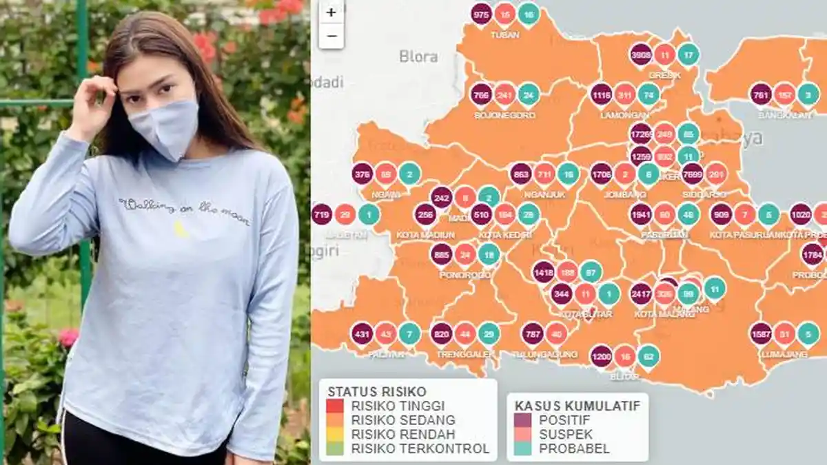 Update Zona Merah Jatim Kamis 10 Desember 2020: Probolinggo Merah, Batu Oranye, Zona Kuning Nihil