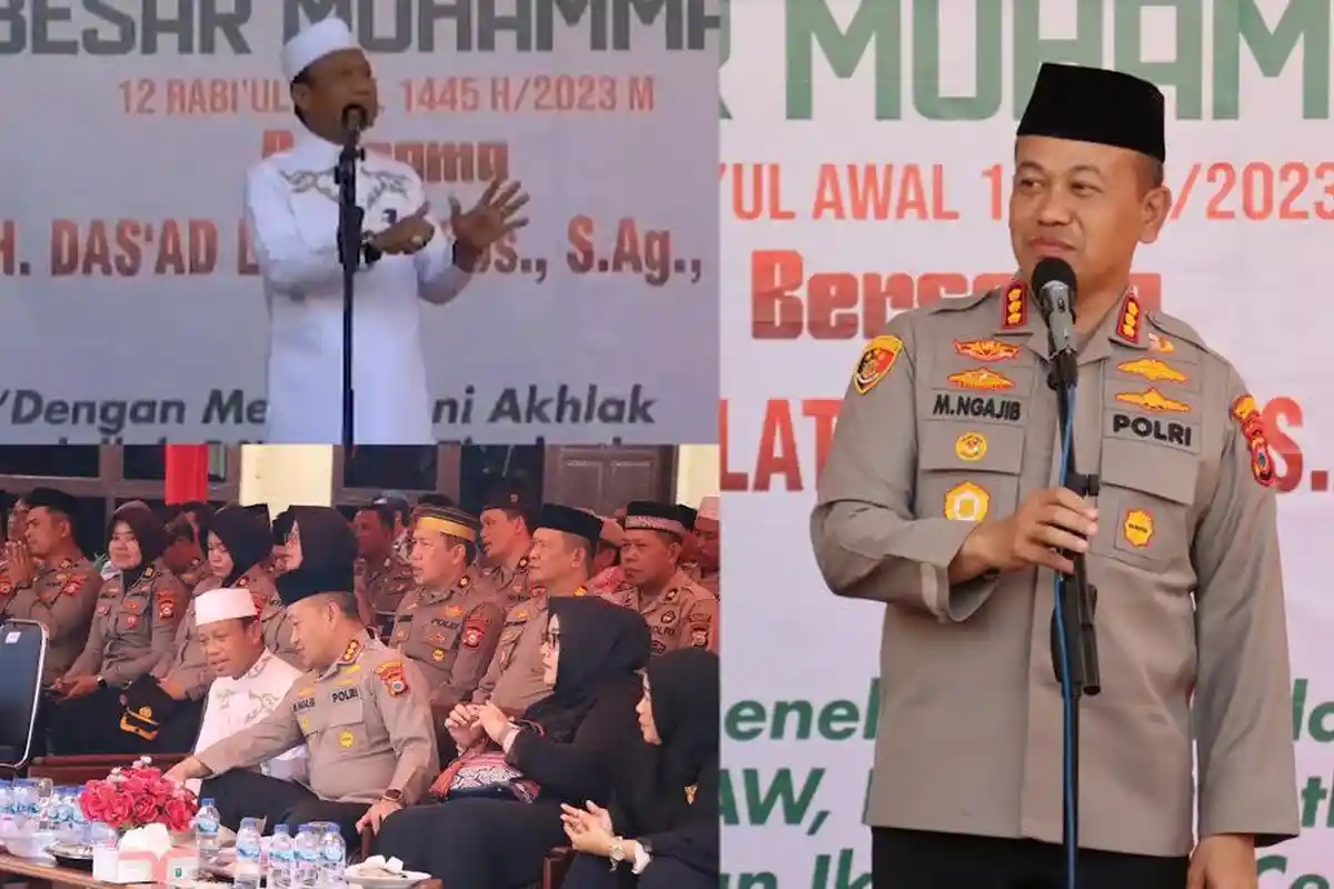 Ustaz Dasad Latif Ajak Personel Polrestabes Makassar Teladani Nabi Muhammad SAW