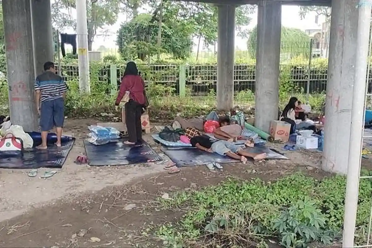 Demak dan Kudus Kembali Terendam Banjir, Warga Mengungsi di Kolong Jembatan Hingga Gedung DPRD
