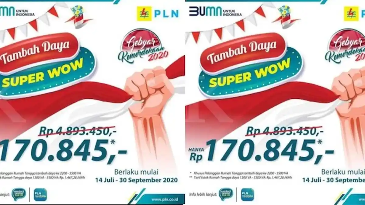 Program Tambah Daya PLN Diskon Besar dari Rp 4,8 Juta Menjadi Rp 170.000
