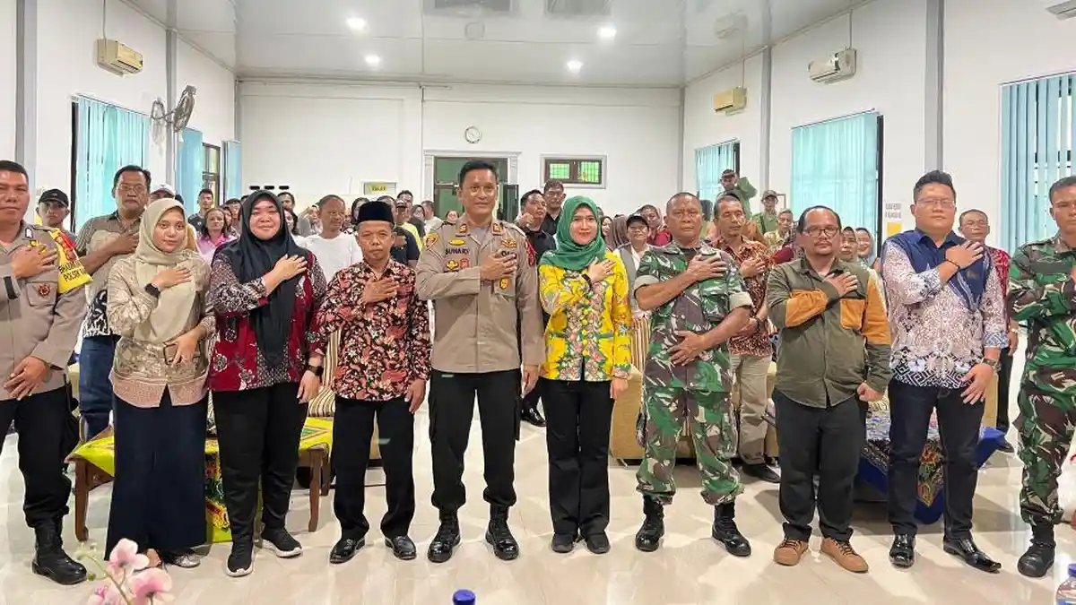 Polsek Rambutan dan Forkopimcam Bajenis Gelar Doa Bersama Lintas Sektoral Pilkada Damai