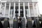 Pengamanan MK Jelang Sidang Sengketa Pilpres