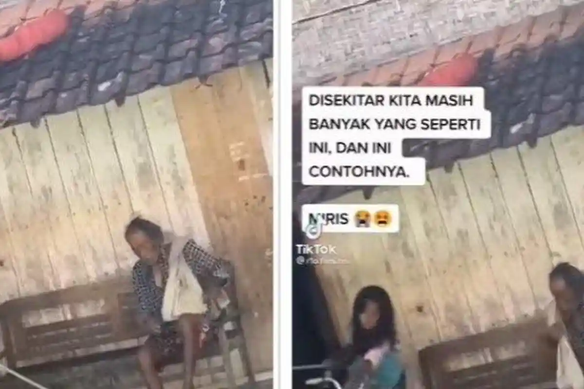 MIRIS Bocah Viral Suruh Kakek Ngemis Ternyata Ditinggal Pergi Orangtuanya, Kisah Hidupnya Memilukan