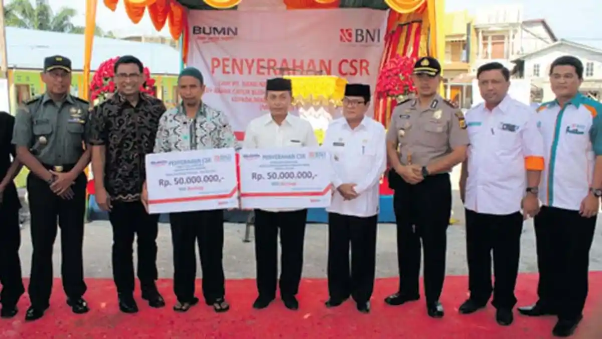 Dana CSR BNI Mendukung Pendidikan dan Pembangunan Masjid di Kabupaten Aceh Barat