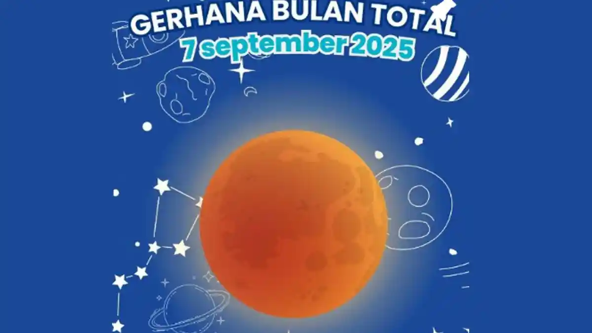 Link Live Gerhana Bulan Total 7-8 September 2025 di Sejumlah Wilayah ...