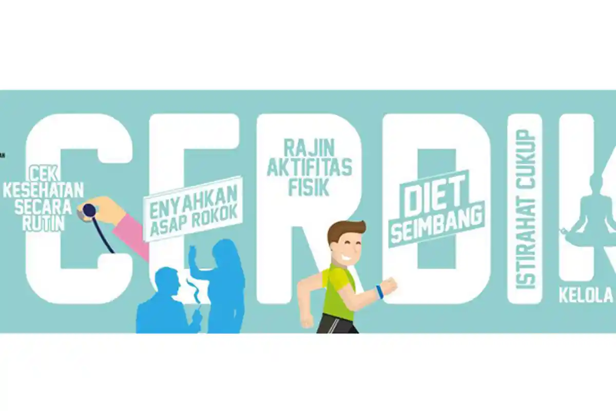Ayo! Kurangi Resiko Penyakit Kronis Sejak Muda, Mulailah Dengan Gerakan CERDIK.