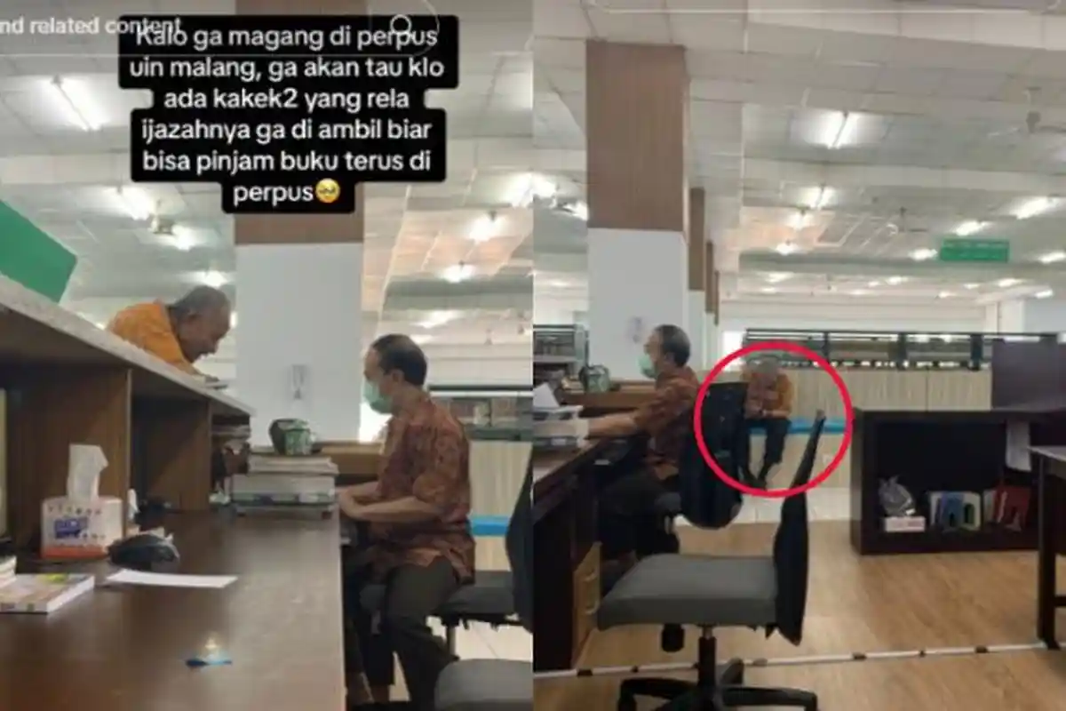 SOSOK Mahmudi, Kakek yang Disebut Rela Tak Ambil Ijazah Demi Pinjam Buku Perpus, Lulus S3 2014