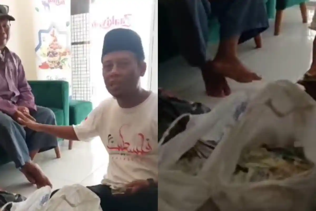 Viral, Kisah Tukang Parkir di Bekasi, Daftar Umroh Keempat Kali, 'Pak Ogah' Nabung dari Uang Pecahan