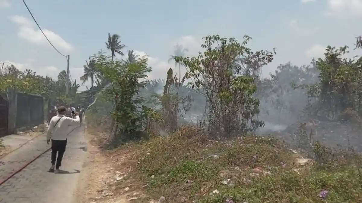 6,75 Hektare Lahan di Gianyar Terbakar Selama Kemarau