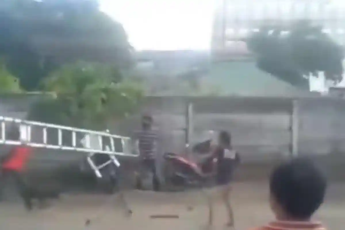 Pencuri Motor di Palembang Ternyata Tidak Kebal Senjata