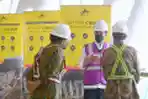 Presiden Jokowi Tinjau Perkembangan Proyek LRT Jabodebek