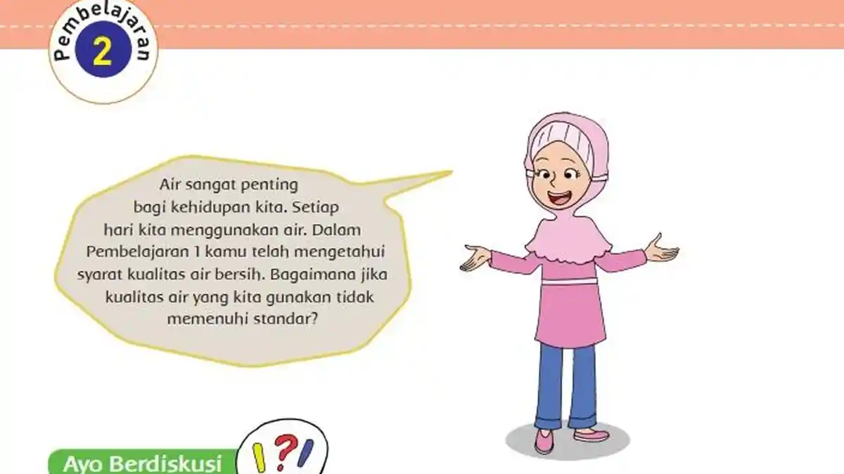 Kunci Jawaban Tema 8 Kelas 5 Halaman 104 105 106 107 108 109 110 111, Ayo Berdiskusi: Air Tercemar