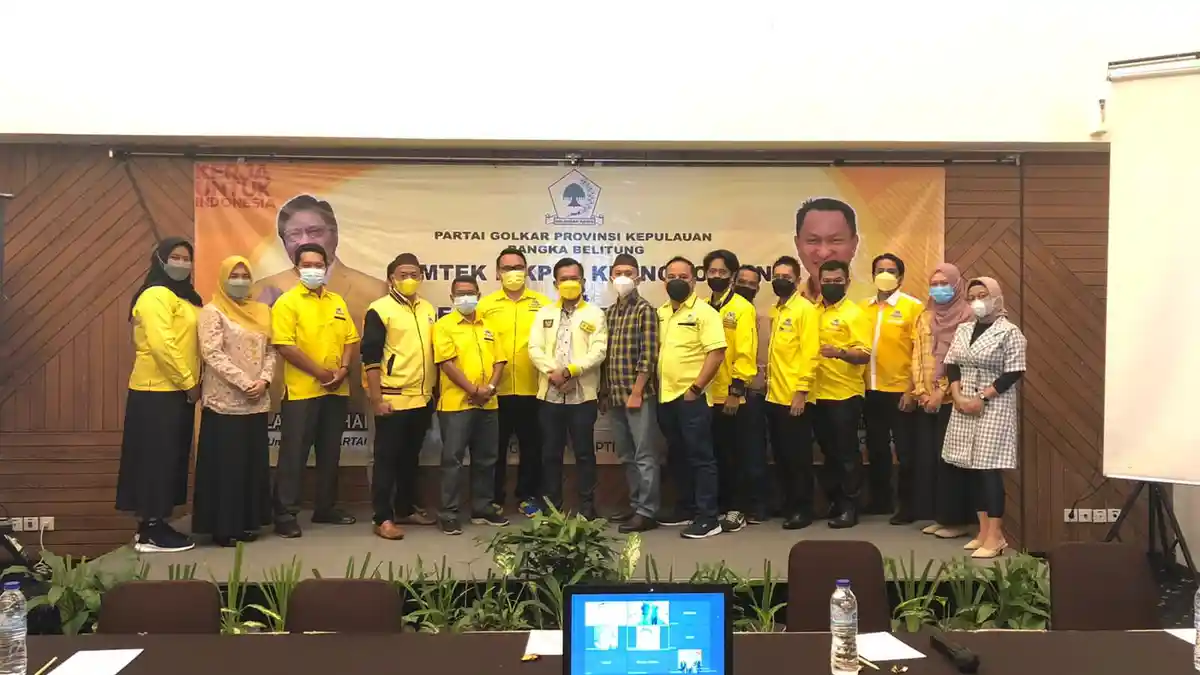 DPD Partai Golkar Babel Gelar Bimtek Dikpol dan Pelatihan Operator KTA, Jaring Loyalitas Kader  