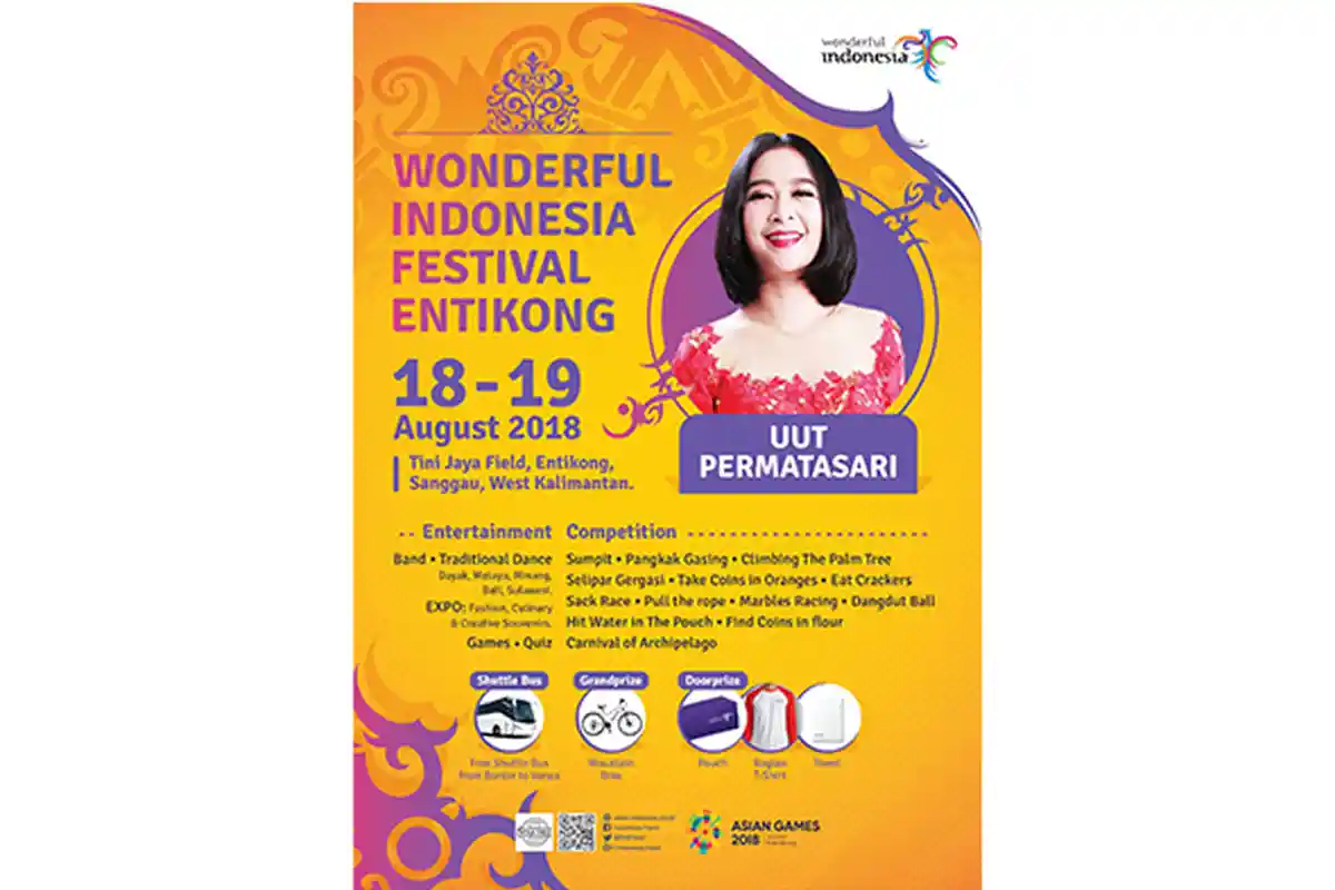 Uut Permatasari Bakal Goyang Entikong dalam Wonderful Indonesia Festival 2018