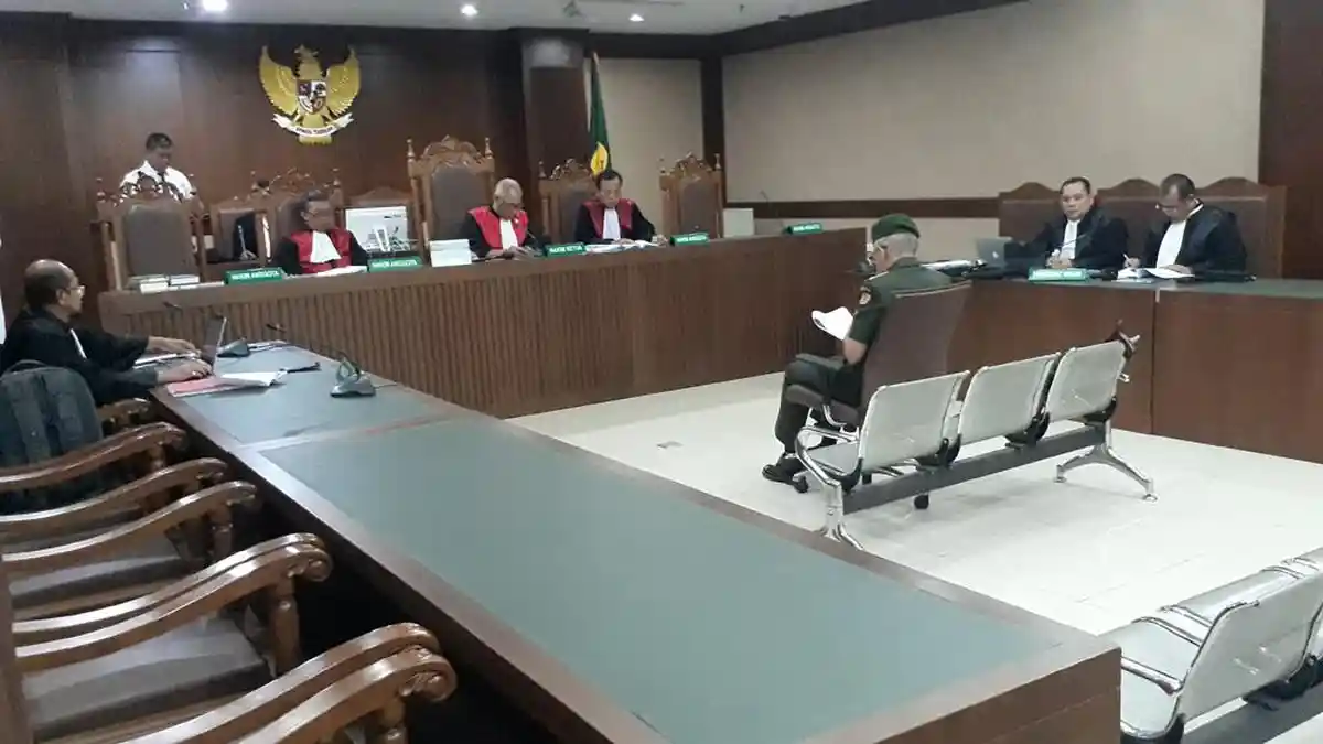 Bacakan Eksepsi, Kivlan Zen Pakai Seragam Purnawirawan Tentara di Pengadilan