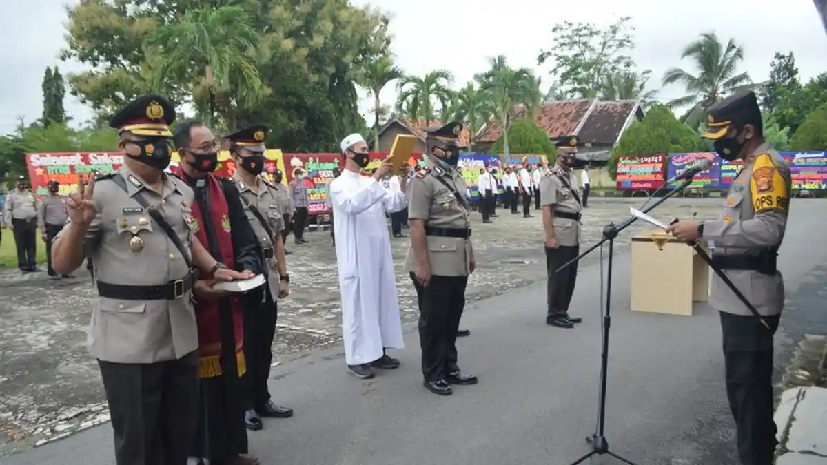 Polres Tulangbawang Sertijab Wakapolres, Kasat Lantas dan Kapolsek Penawar Tama