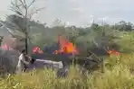 Masuk Musim Kemarau, Dua Kebakaran Lahan Terjadi di Tarakan, Petugas Berjibaku Padamkan Api