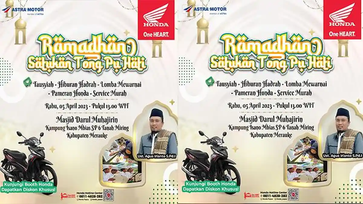Astra Motor Papua Gelar Ramadhan Satukan Tong Pu Hati: Eratkan Silaturahmi