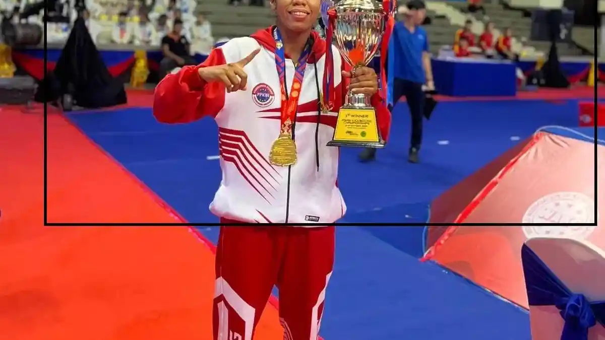 Susanti Ndapataka Rebut Medali Emas di Asian Kickboxing 2024
