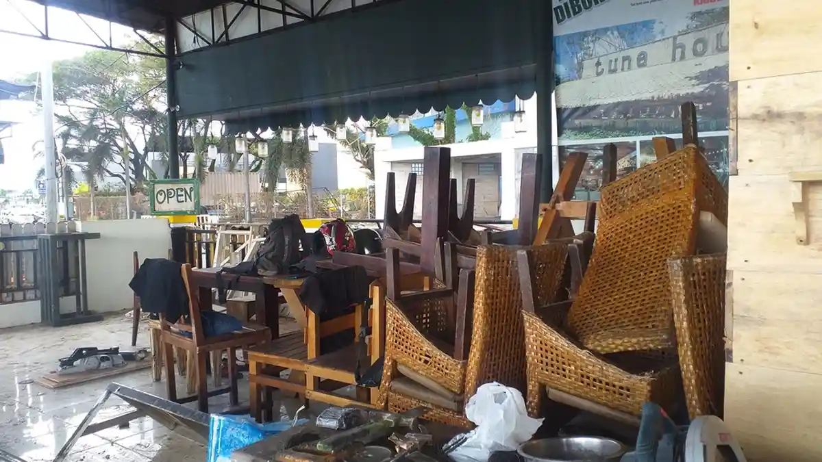 Pengusaha Rumah Makan di Megamas Terdampak Musibah, Rugi Hingga Rp 100 Juta