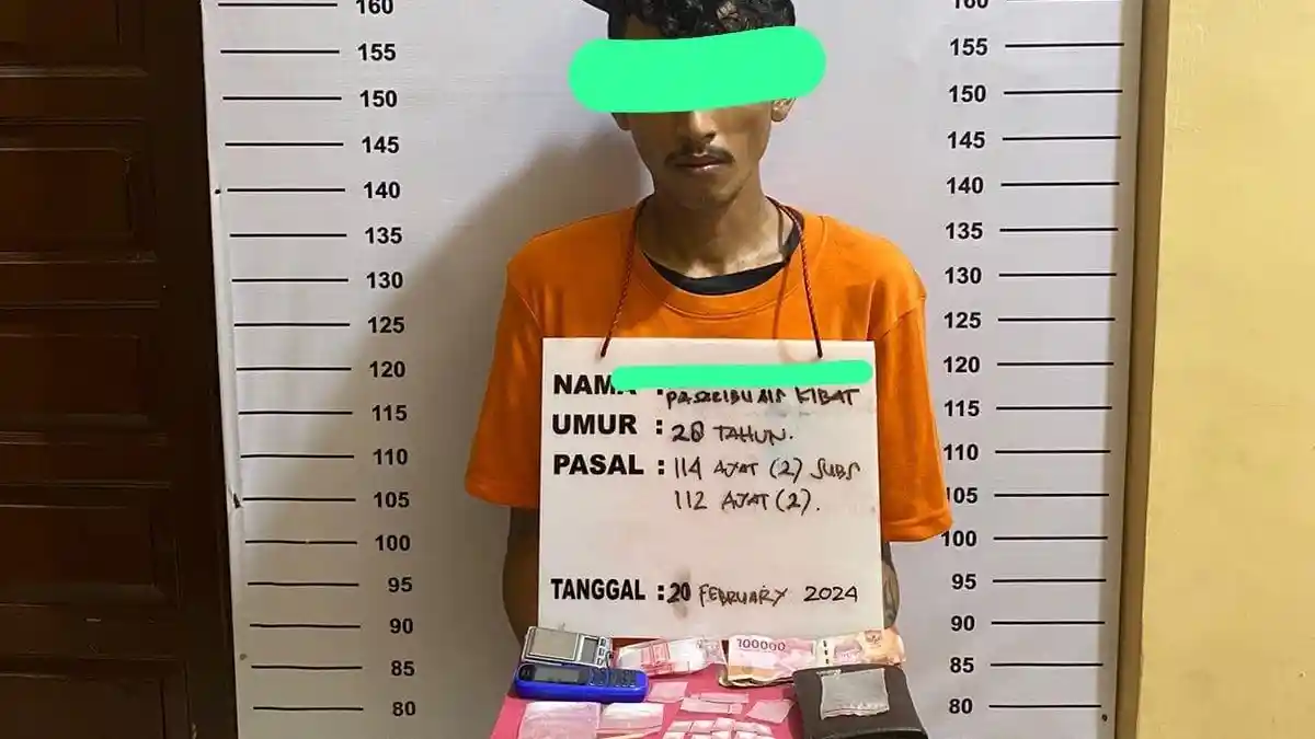 Penjual Sabu di Merbau Ditangkap Sat Narkoba Polres Labuhanbatu