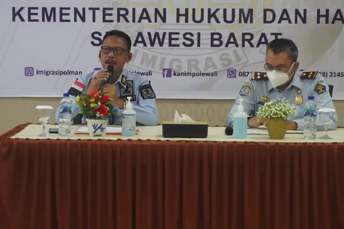 Kakanwil Kemenkumham Sulbar Faisol Ali Ingin Kantor Imigrasi Polman Raih Predikat WBK 2022