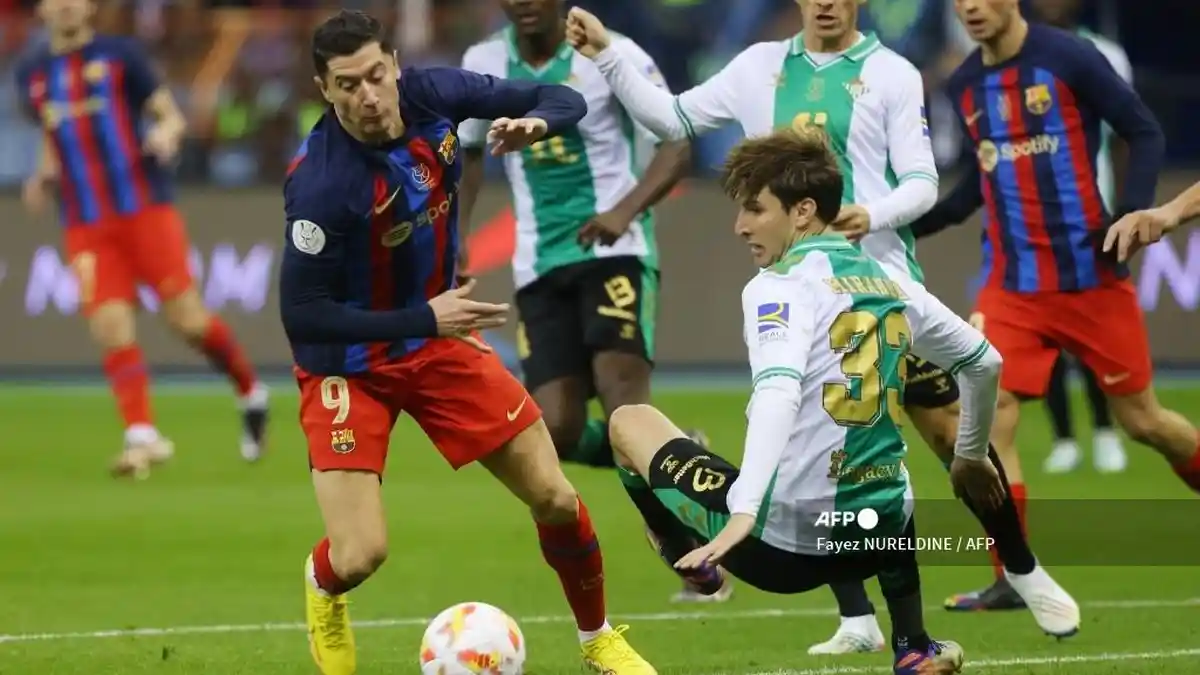 Sedang Berlangsung Live Streaming Barcelona vs Real Sociedad di Copa Del Rey, Lewandowski Starter