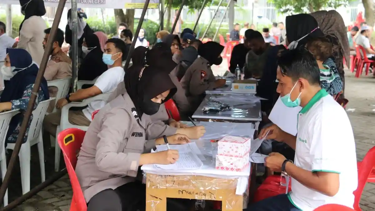 Polda Aceh Sebut Capaian Vaksinasi Booster Meningkat