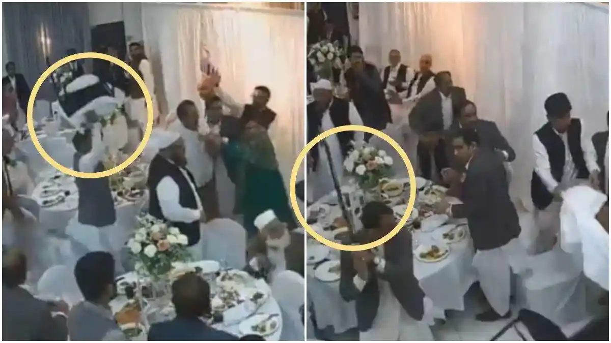 Gegara Rebutan Daging Kambing, Tamu Pernikahan Baku Hantam Pakai Kursi Ala SmackDown