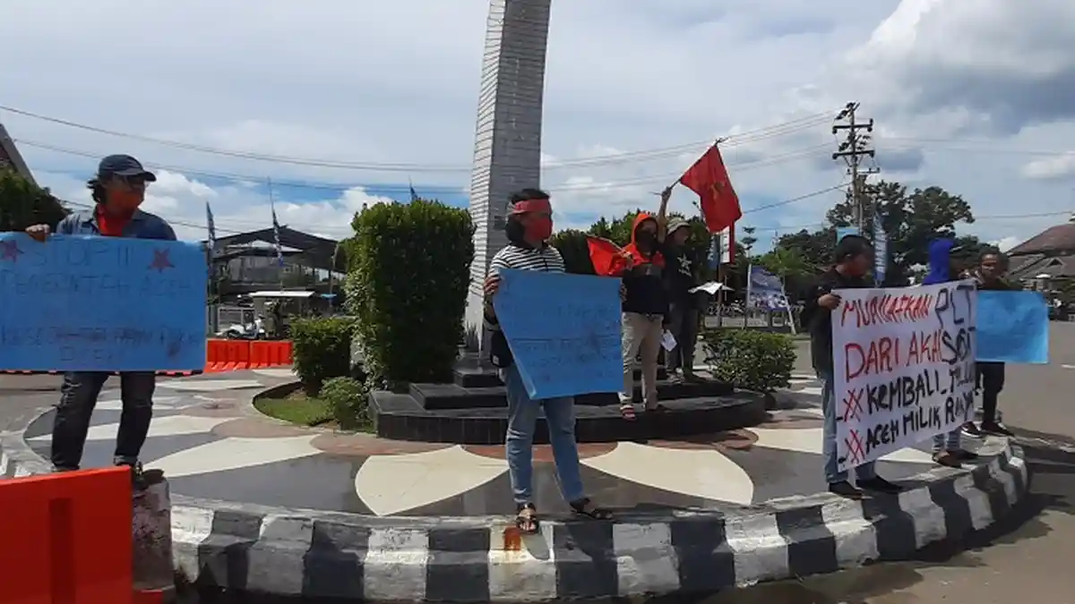 Ini 7 Tuntutan Pendemo di Lhokseumawe, dari Dana Covid-19 Hingga Pengadaan Mobil Pejabat