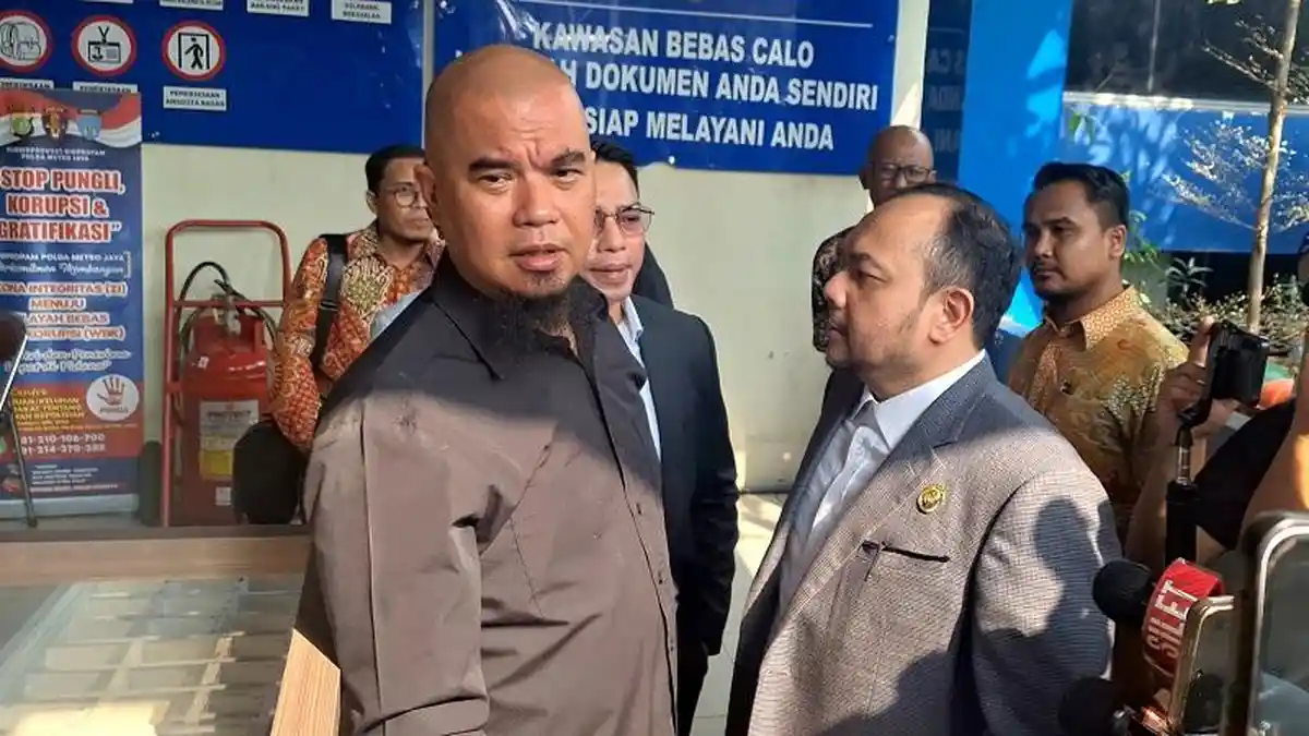 Ahmad Dhani Datangi Polda Metro Jaya, Tak Sabar Penjarakan Pelaku Perundungan Putrinya