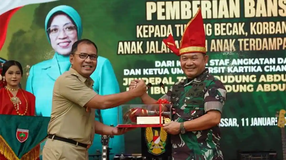 KSAD Jenderal Dudung Abdurachman Serahkan 20 Unit Rumah Dinas Type 36 ke Kodim 1414/Tator