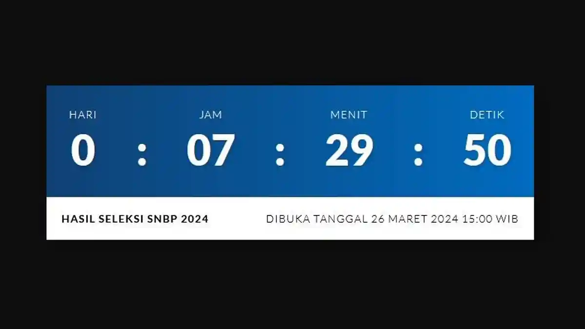 41 Link Pengumuman SNBP 2024, Diumumkan Hari Ini Pukul 15.00 WIB