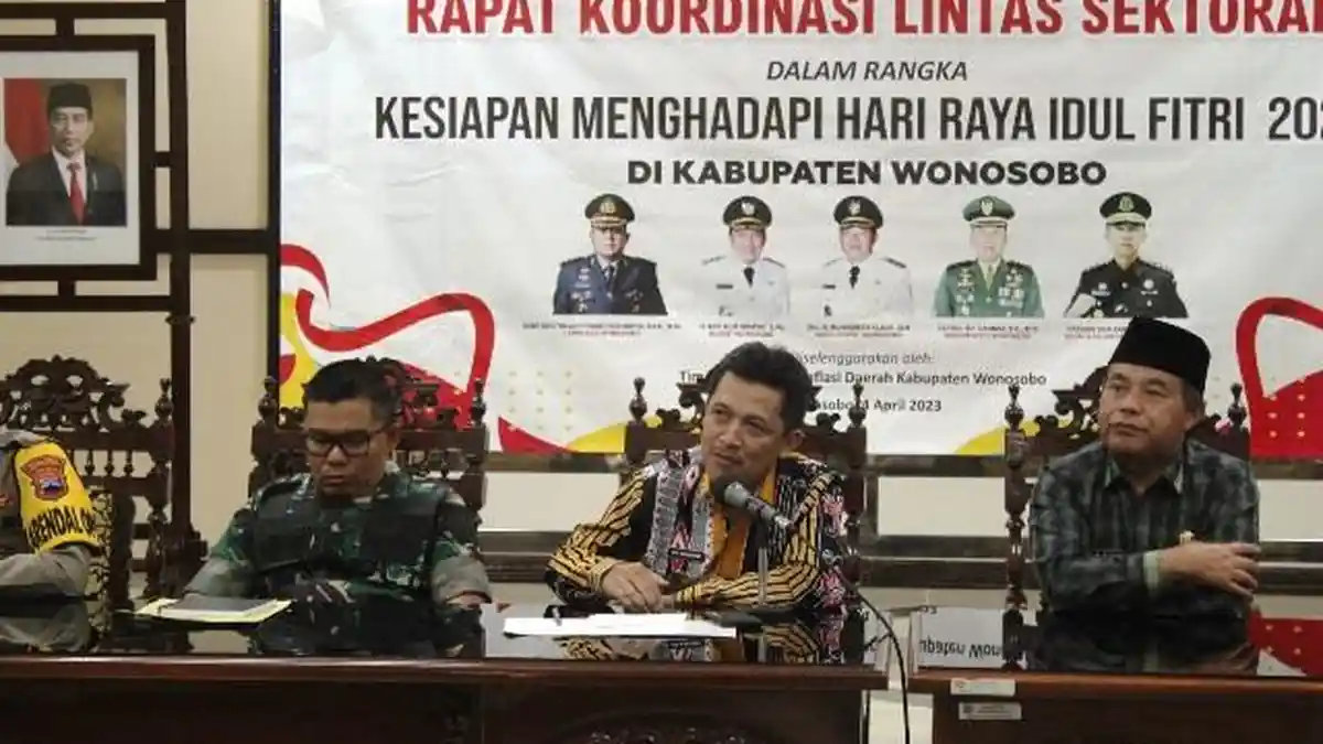 Bupati Wonosobo Ajak Lintas Sektoral Sikapi Situasi dan Kondisi Dengan Baik Jelang Idul Fitri 2023